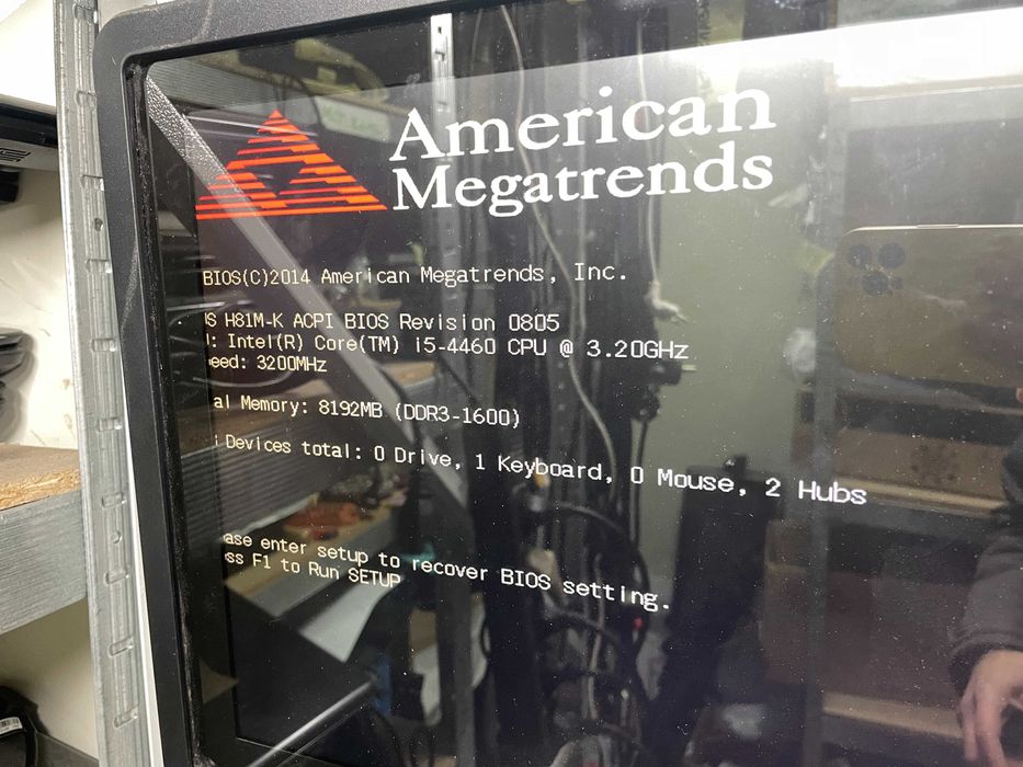 Материнская плата s1150 asus h81m-k, Core i5-4460, 8Гб RAM