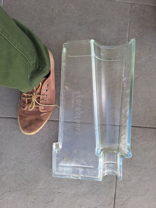 2 Telhas de vidro vidre port