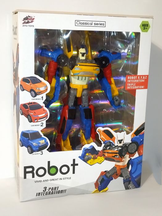 Трансформер Тобот-Тритан "интеграция" Х, Y, Z.