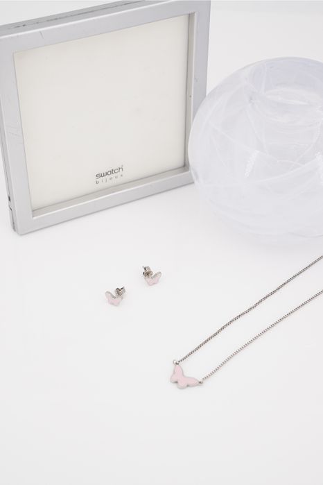 Colar e Brincos Borboleta, Swatch