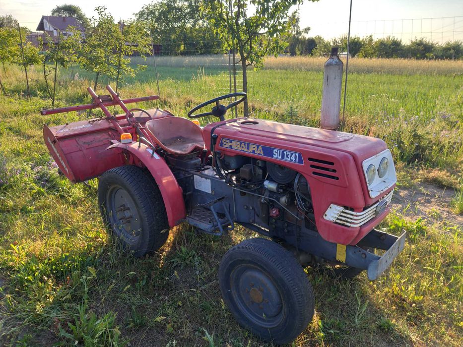 Traktor japoński traktorek 4x4 shibaura glebogryzarka iseki kubota
