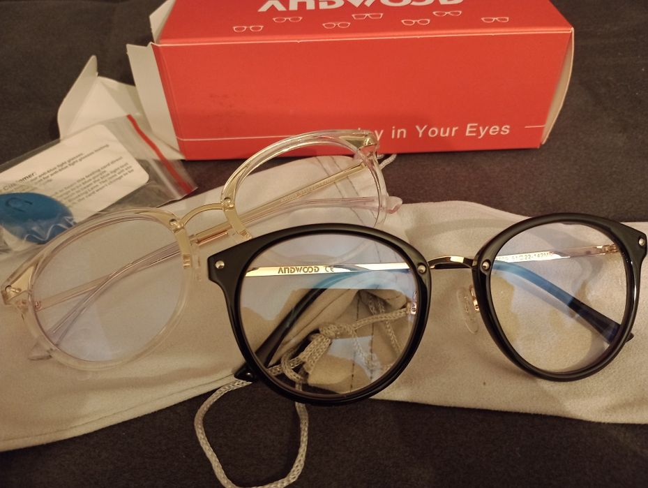 Okulary damskie antyrefleks do komputera Andwood
