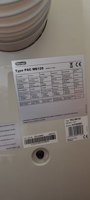 Ar condicionado Delonghi Pinguino PAC we 125