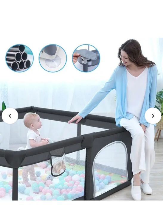 Манеж дитячий DMR 150х180 см Сухий басейн