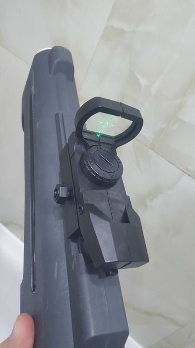 Крутейший Электро Водяной Автомат Пистолет MSWG Батарейки ЛазерПрицел