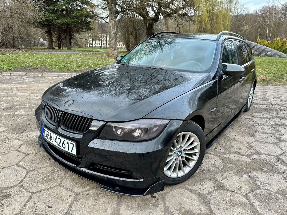 BMW Seria 3 E91, 2.0 diesel, super wygląd, pół skóry