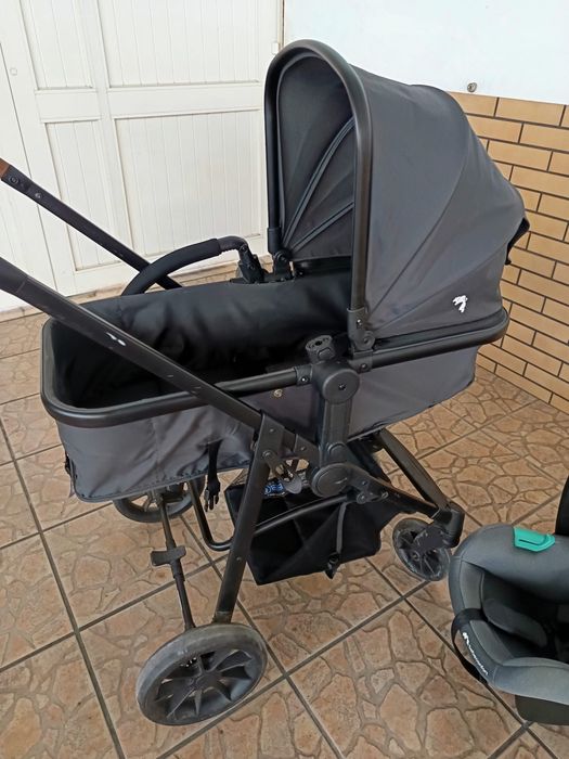 Trio Carrinho de bébé + alcofa  Haze Lux Bebe Confort, Mineral Graphite