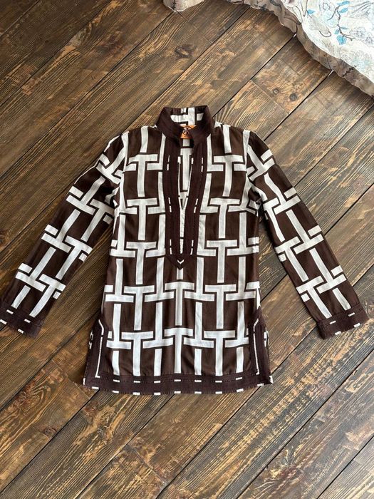 Блуза туніка tory burch з 100% котону