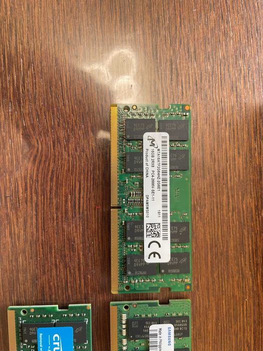 Оперативня память для ноутбука DDR4 SO-Dimm 16Gb 2666 (Hynix, Samsung, Micron)