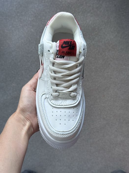 Нові кросівки Nike Air Force 1 Shadow Phantom, натуральна шкіра, ТОП якість, розміри 36-39