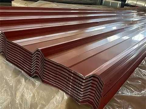 Blacha TRAPEZOWA dachowa Arkusze Blachy Obróbki Brązowa 8017 0,4mm