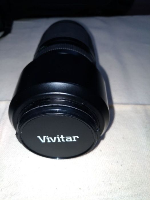 Conjunto Máquina Fotográfica NIKON, Tripé, Saco e Teleobjectiva