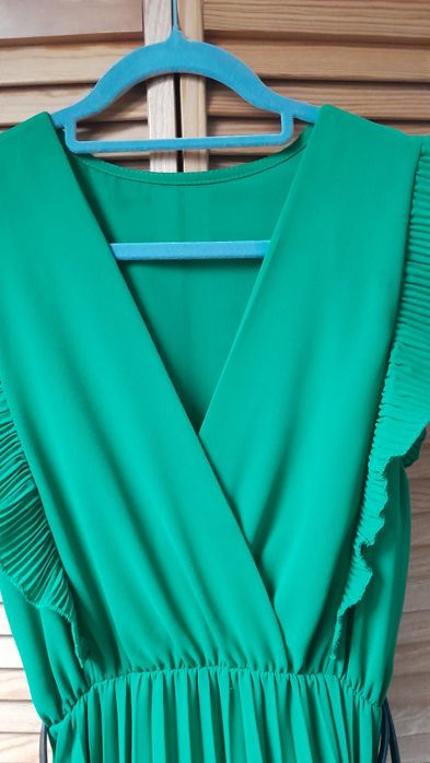 Sukienka  wizytowa zielona