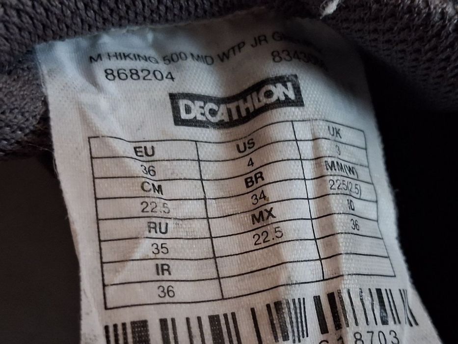 Quechua черевики кросівки 36 р уст див