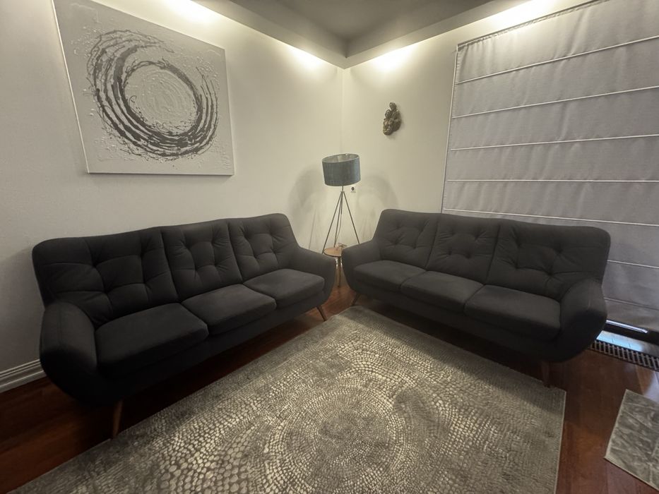 Dwie Sofy Scandi 3 osobowe