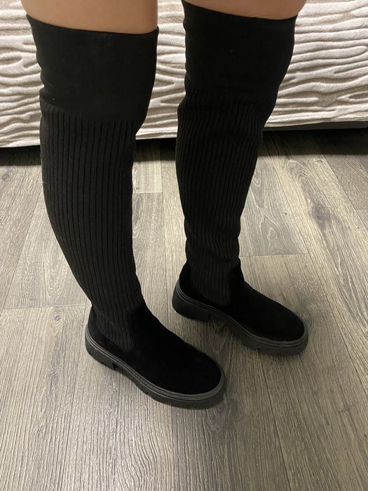 Чоботи жіночі замш розмір 38