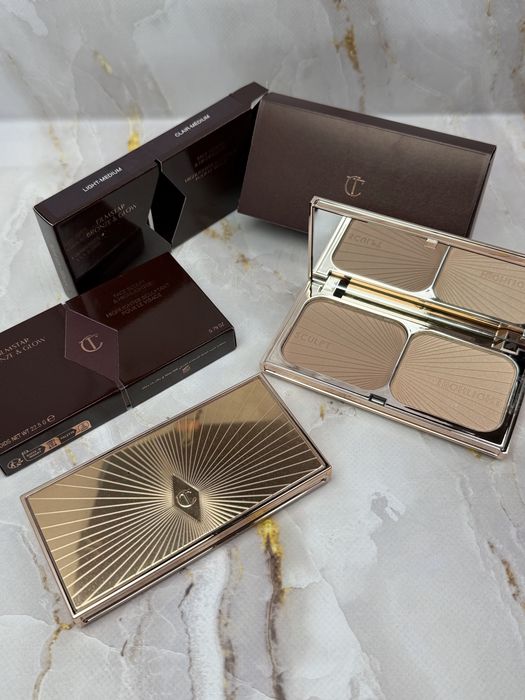 Палетка хайлайтер скульптор контурінг Charlotte Tilbury