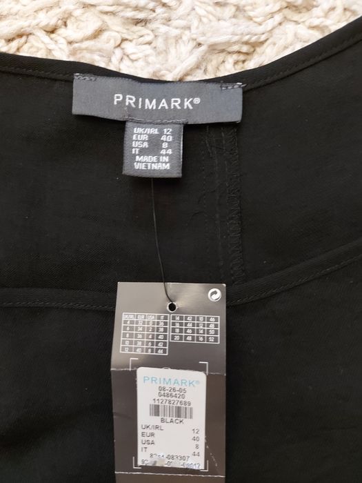Чорна блуза туніка PRIMARK
