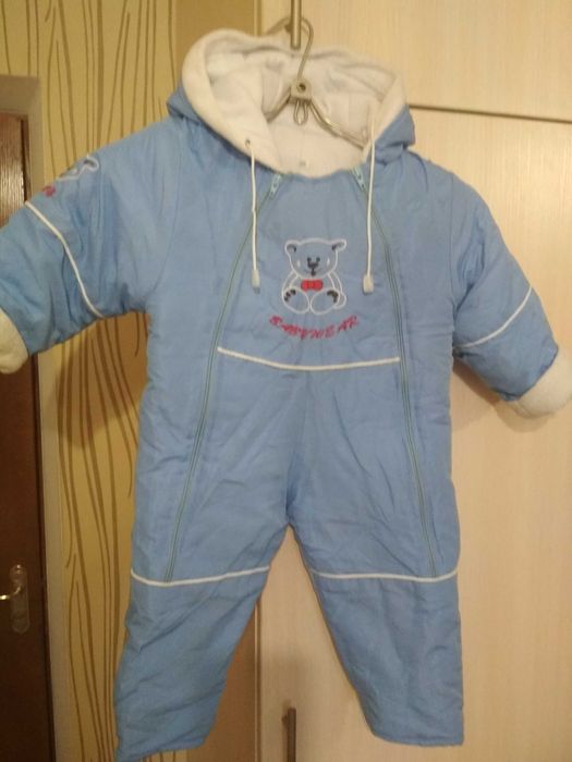 зимний комбинезон на рост 92-98 см очень теплый