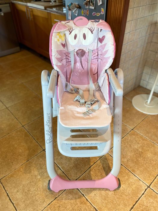 Cadeira de papa para bebé (menina) Chicco