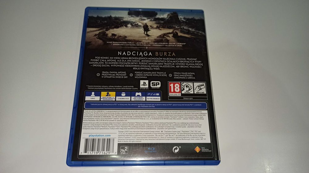 ps4 GHOST OF TSUSHIMA DIRECTOR'S CUT mówią po polsku japonia samuraje