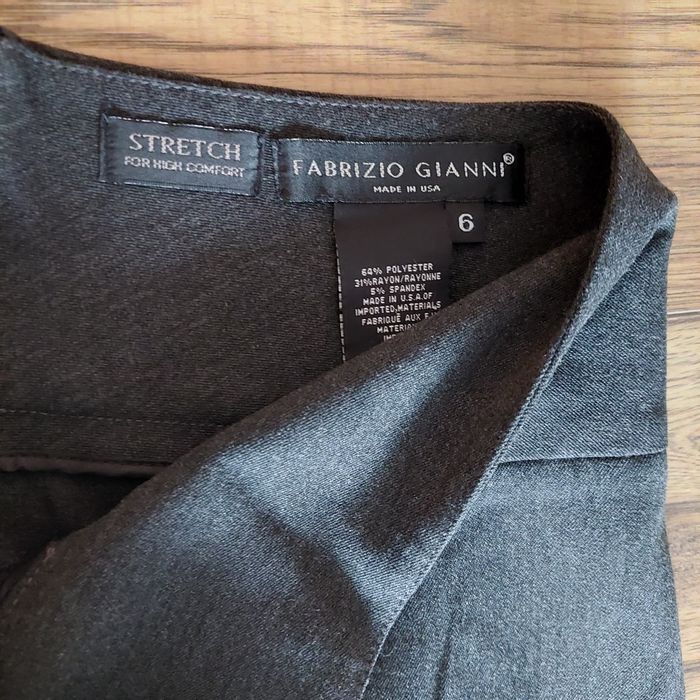 Spodnie damskie eleganckie z materiału Fabrizio Gianni z USA, nowe M