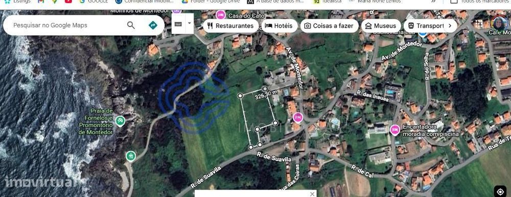 Terreno em Carreço-Montedor, 2 minutos da praia