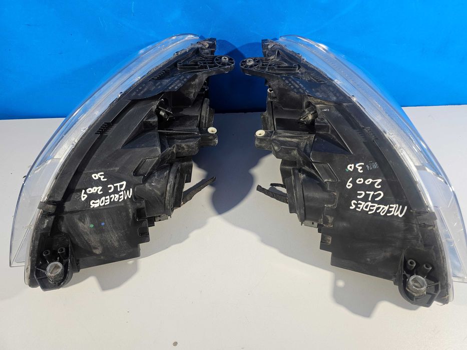 Mercedes C W204 Lampy Przód Przednie Komplet Lewa + Prawa H7 EU IGŁA