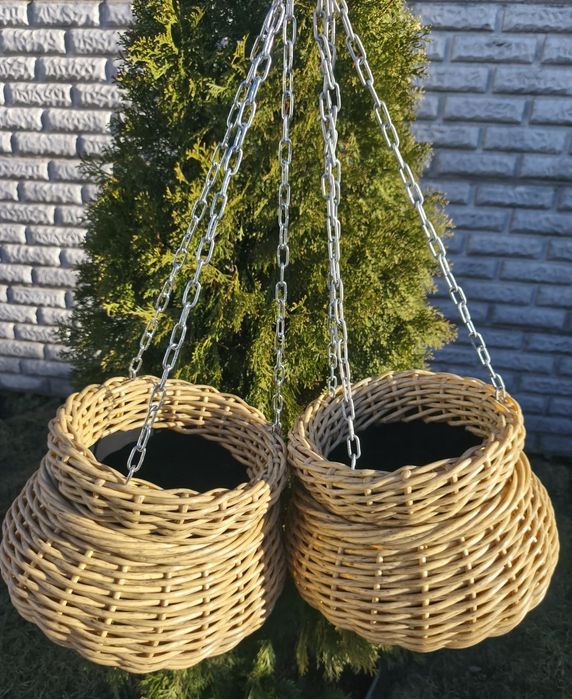 Кашпо з ротанга/Вироби з ротанга