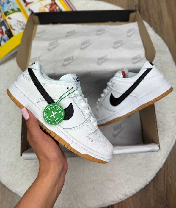 !SALE! Nike SB Dunk White Black 36 37 38 39 40 41 42 43 44 45 найк сб данк
