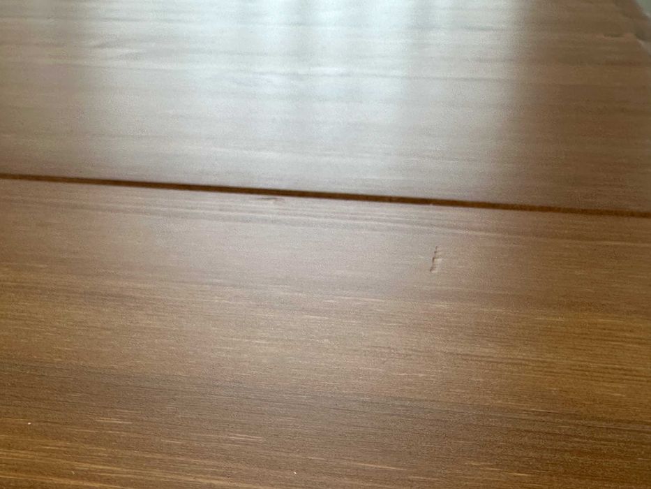 Stół sosnowy biały z blatem dąb| outlet, wyprzedaż, taniej o 1500 zł !