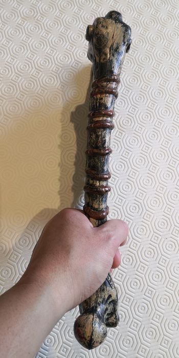 Máscara palhaço Joker + cutelo