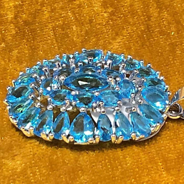 Pendente prata 925 medid,3,5 cm