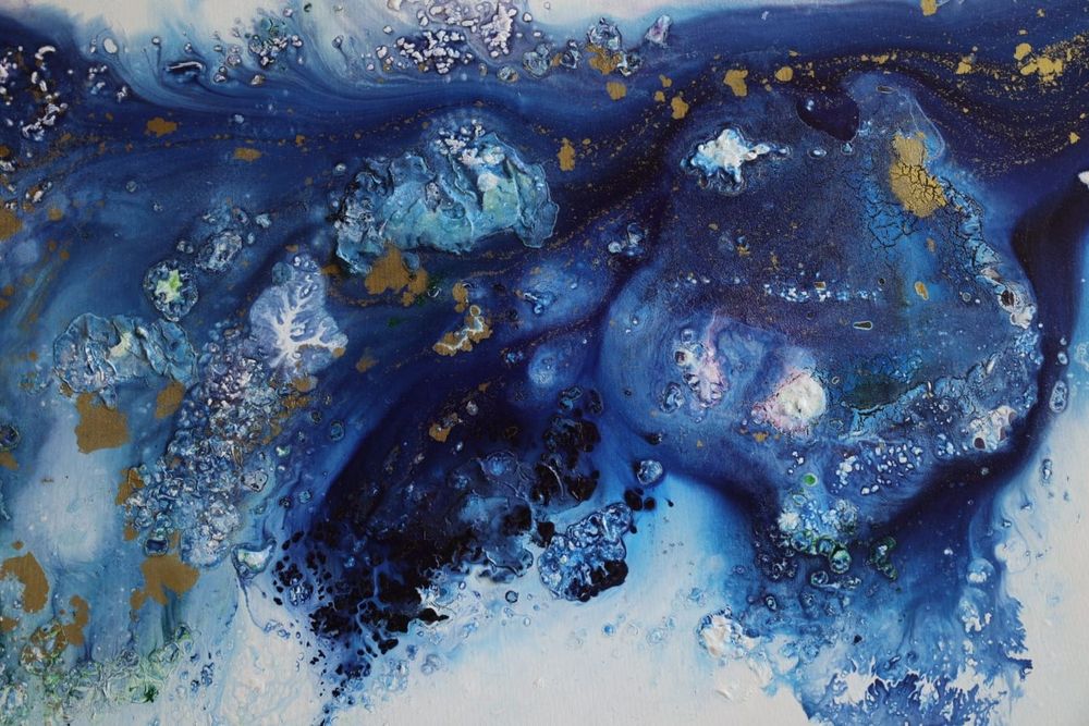 Abstrakcja.  Akryl na płótnie