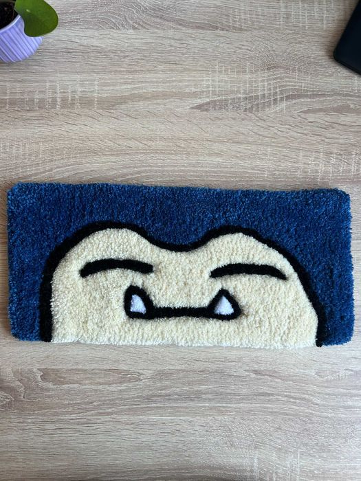 Ręcznie robiona podkładka tuftowana na biurko | handmade