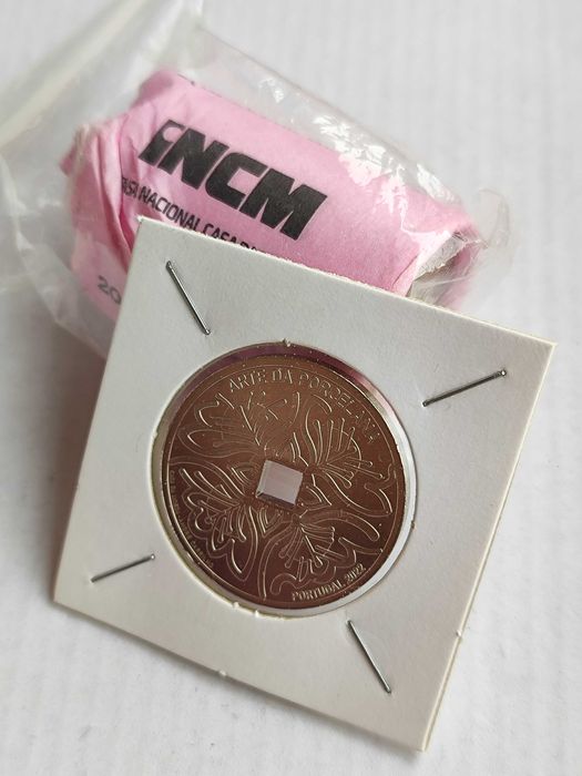 Moeda de 5€ de Portugal - Arte da Porcelana (2022)