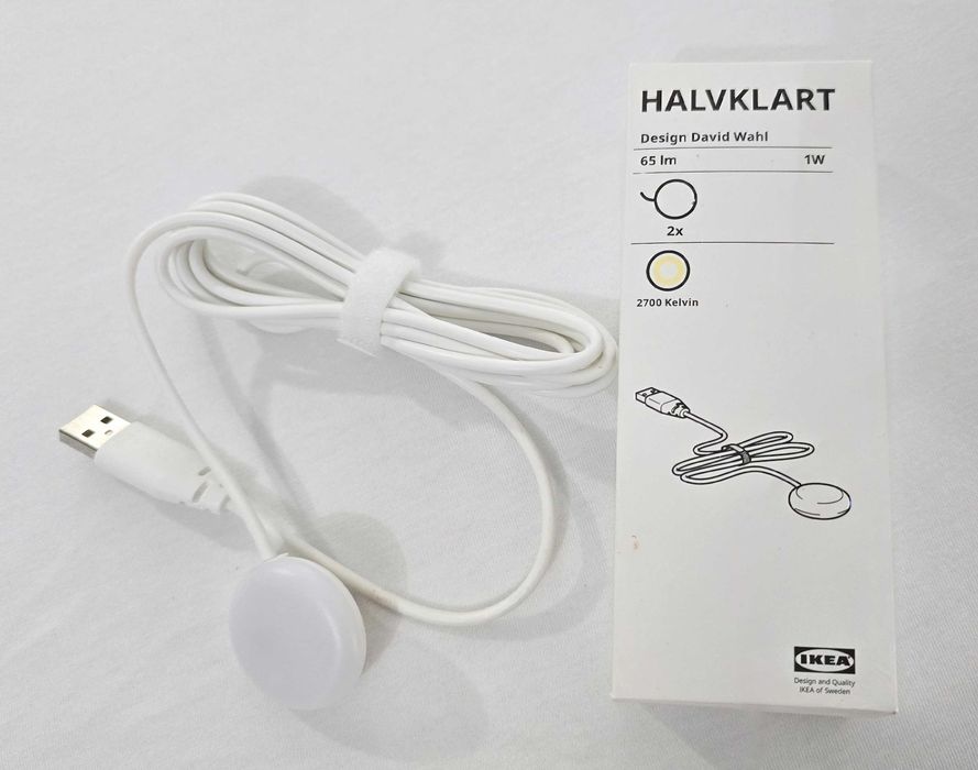 Leds Ikea Halvklart 2700 Kelvin ligação usb