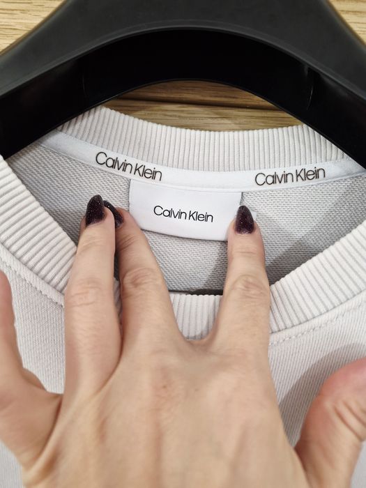 Bawełniana oryginalna bluza Calvin Klein roz XS/S logowana