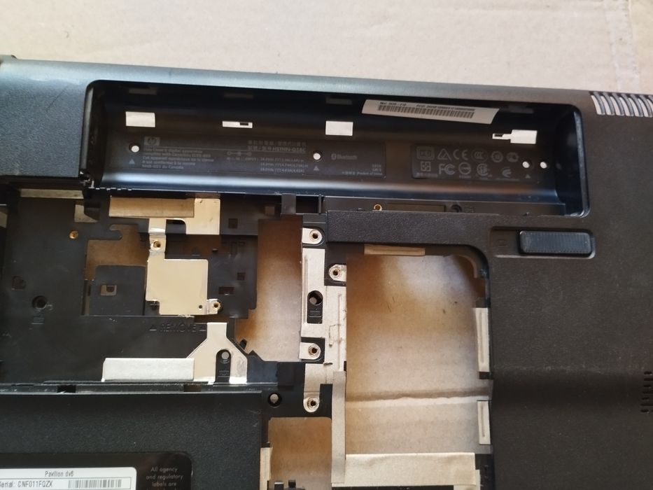 Нижня кришка корпусу ноутбука HP gv6, (корито)