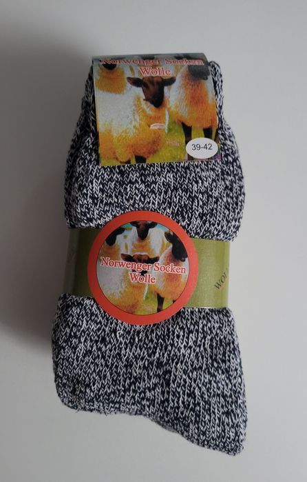 Skarpety Zimowe Wełniane Damskie rozmiar 39-42