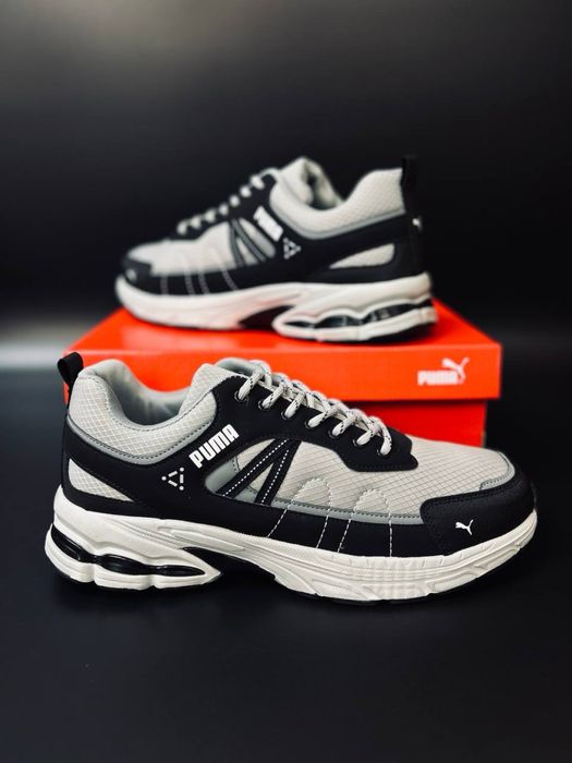 Великі розміри 40-50 чоловічі кросівки пума сірі/кросовки великі puma
