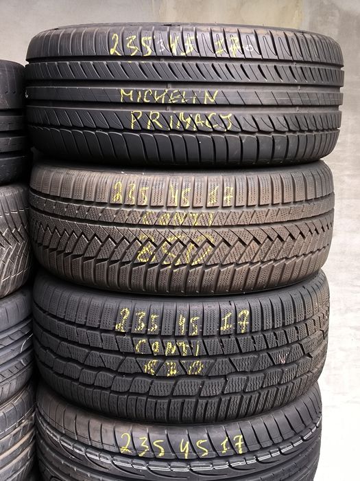 Шини розпаровки 235 45 r17 Michelin Continental Dunlop