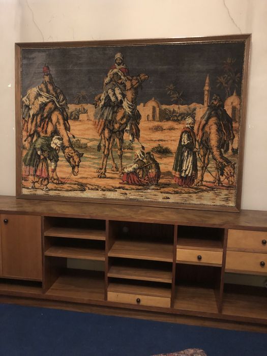 Quadro c/ moldura madeira