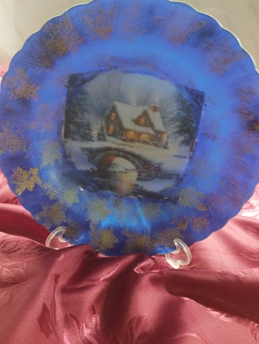 Prato decorativo de Natal