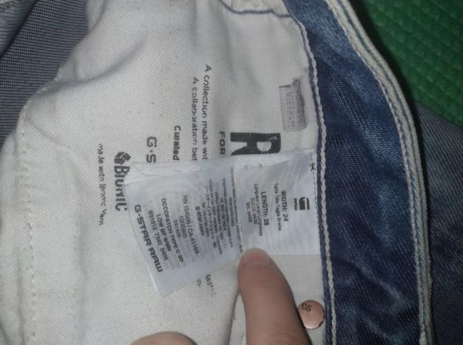 Джинсы G-Star RAW for the ocean by Pharrell Williams,Оригинал