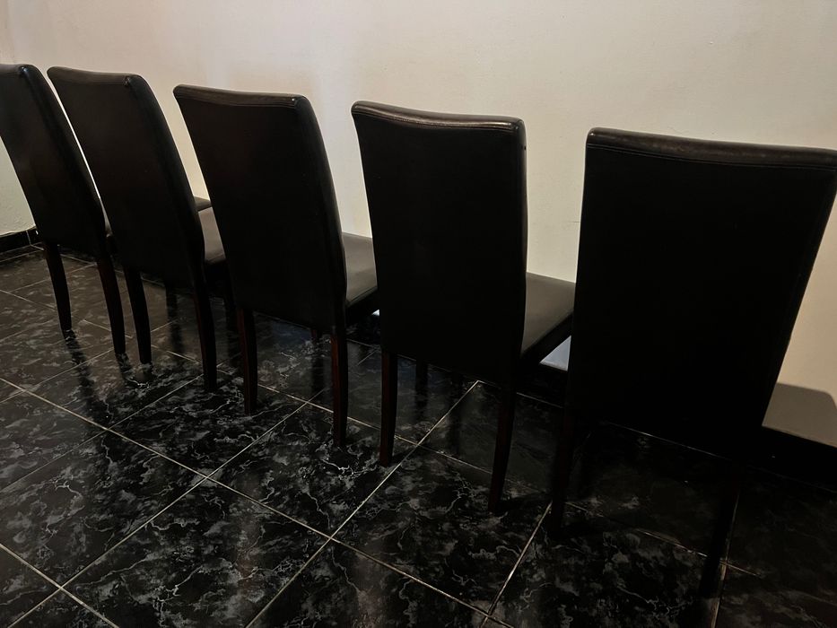 Conjunto de 5 Cadeiras de Sala de Jantar
