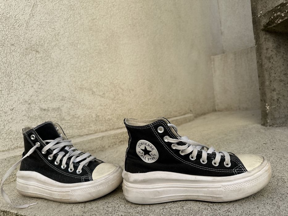 Sapatilhas pretas Converse All Star número 38