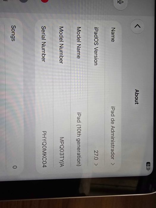 Apple iPad 10.ª Geração — 64GB Wi-Fi — Prateado