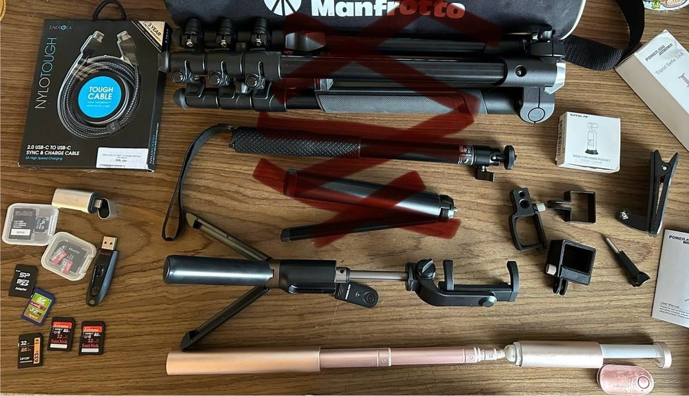 Трипод монопод штатив селфи крепление стэди камер экшн GoPro dji osmo