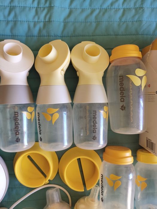 Bomba extratora medela swing maxi dupla + 23 acessórios